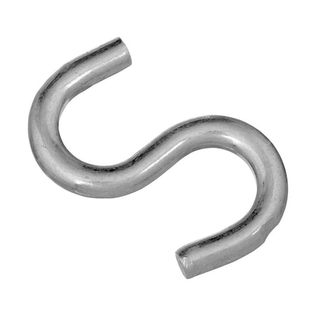 National Hardware National Hardware Small Zinc-Plated Silver Steel 2-1/2 in. L Open S-Hook 140 lb 1 pk N121-715